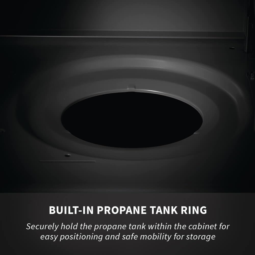 Napoleon Rogue XT 425 BBQ Grill, Black, Propane Gas - RXT425SIBPK-1 With Three Main Burners, Infrared Sear Station Side Burner, Barbecue Gas Cart, Folding Side Shelves, Instant Failsafe Ignition