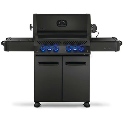Napoleon Phantom Prestige 500 Propane Grill w/Infrared Rear Burner, Infrared Side Burner, & Rotisserie Kit - P500RSIBPK-3-PHM