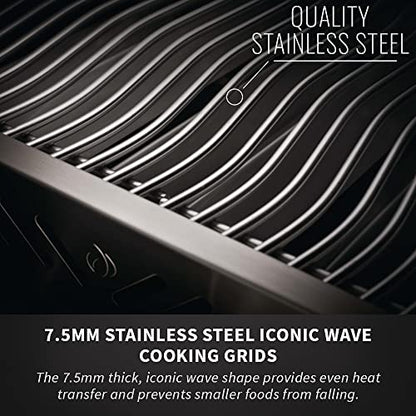 Napoleon P500RSIBPSS-3 Prestige 500 RSIB Propane Gas Grill, sq. in + Infrared Side and Rear Burner, Stainless Steel