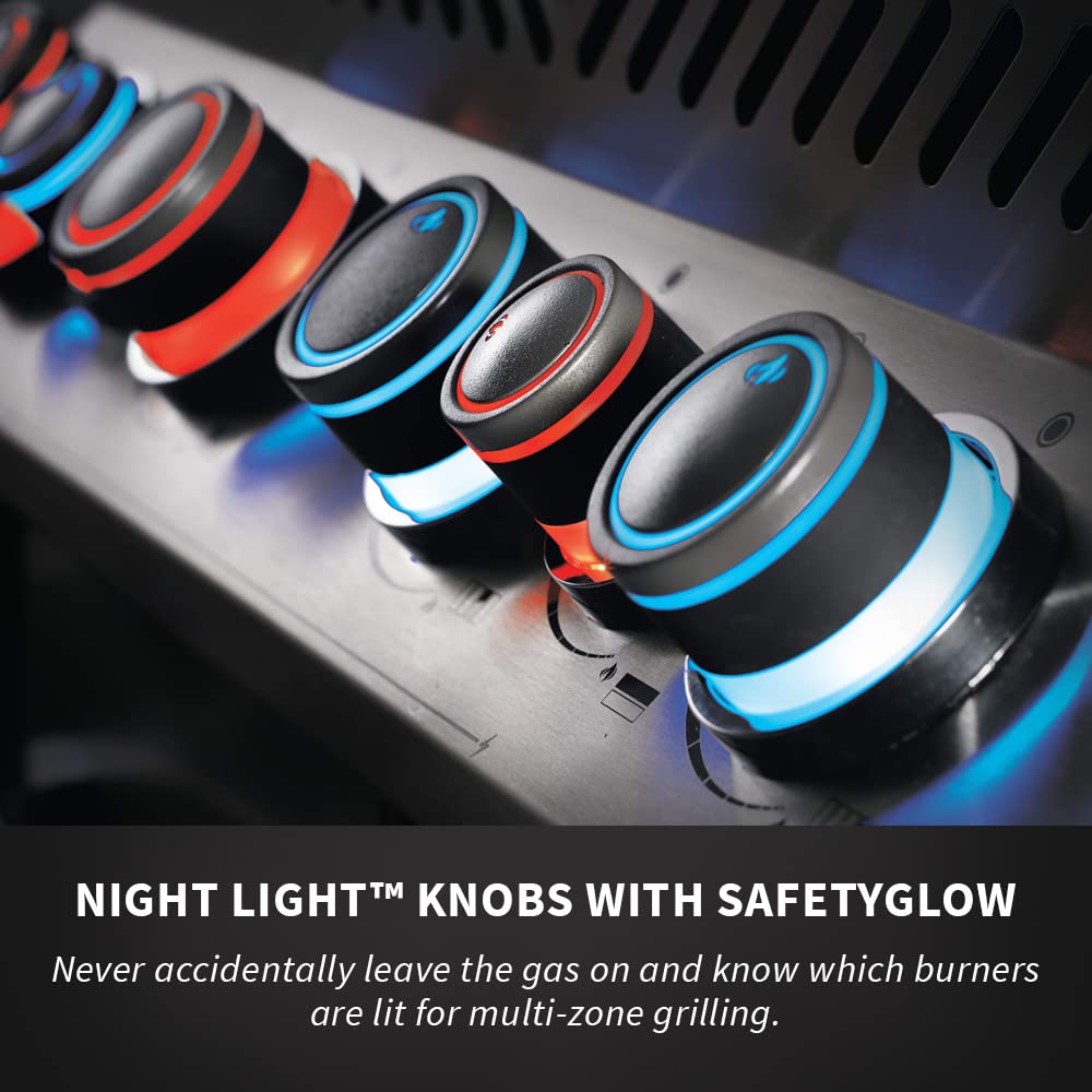 Napoleon P500RSIBPSS-3 Prestige 500 RSIB Propane Gas Grill, sq. in + Infrared Side and Rear Burner, Stainless Steel