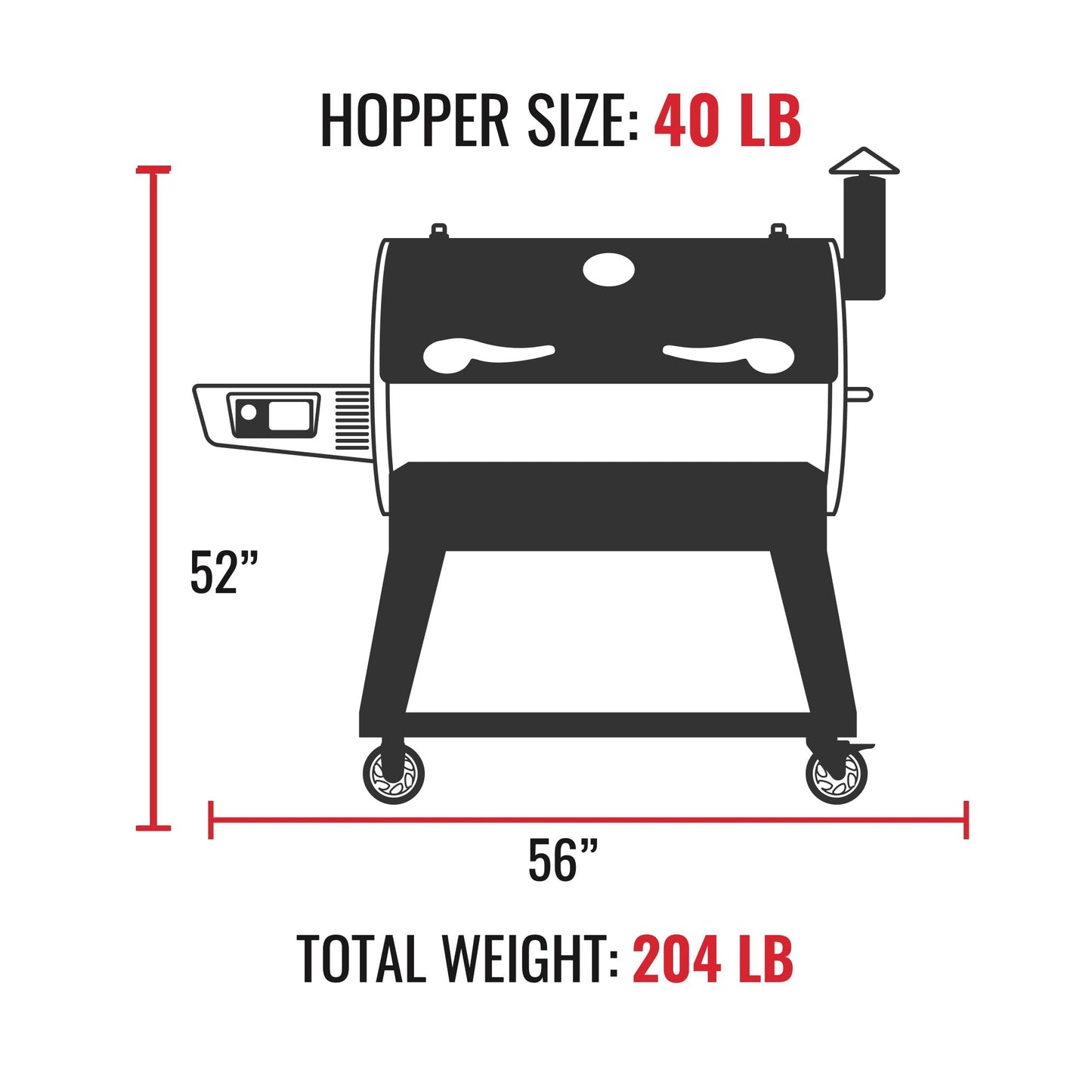 recteq Flagship 1100 Wood Pellet Smoker Grill & BBQ Master Bundle Bundle | Wi-Fi-Enabled, Electric Pellet Grill | 1100 Square Inches of Cook Space |
