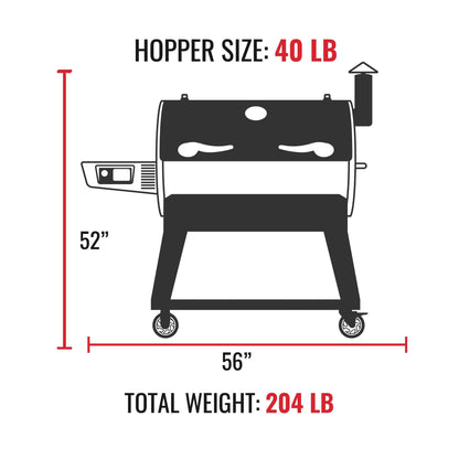 recteq Flagship 1100 Wood Pellet Smoker Grill & BBQ Master Bundle Bundle | Wi-Fi-Enabled, Electric Pellet Grill | 1100 Square Inches of Cook Space |