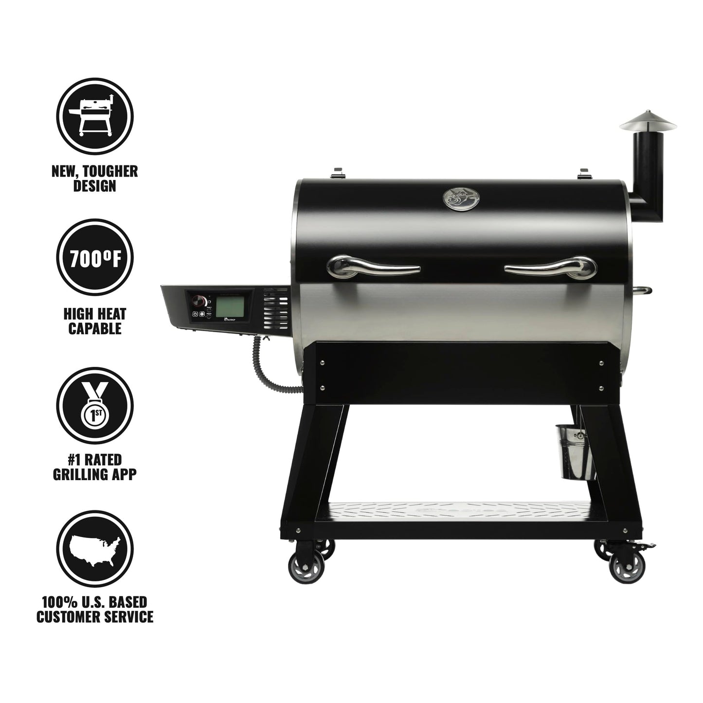 recteq Flagship 1100 Wood Pellet Smoker Grill & BBQ Master Bundle Bundle | Wi-Fi-Enabled, Electric Pellet Grill | 1100 Square Inches of Cook Space |
