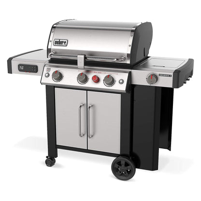 Weber Genesis II SX-335 SS Liquid Propane Gas Grill, Stainless Steel