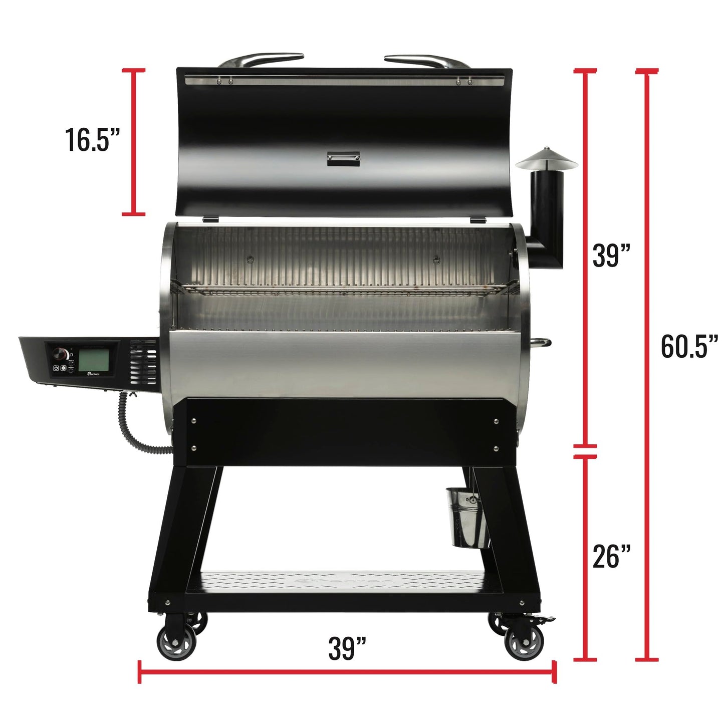 recteq Flagship 1100 Wood Pellet Smoker Grill | Wi-Fi-Enabled Smart Pellet Grill | 1100 Square Inches of Cook Space | 40 lbs Hopper | Up to 40 Hours of Cooking | Large BBQ Pellet Grill