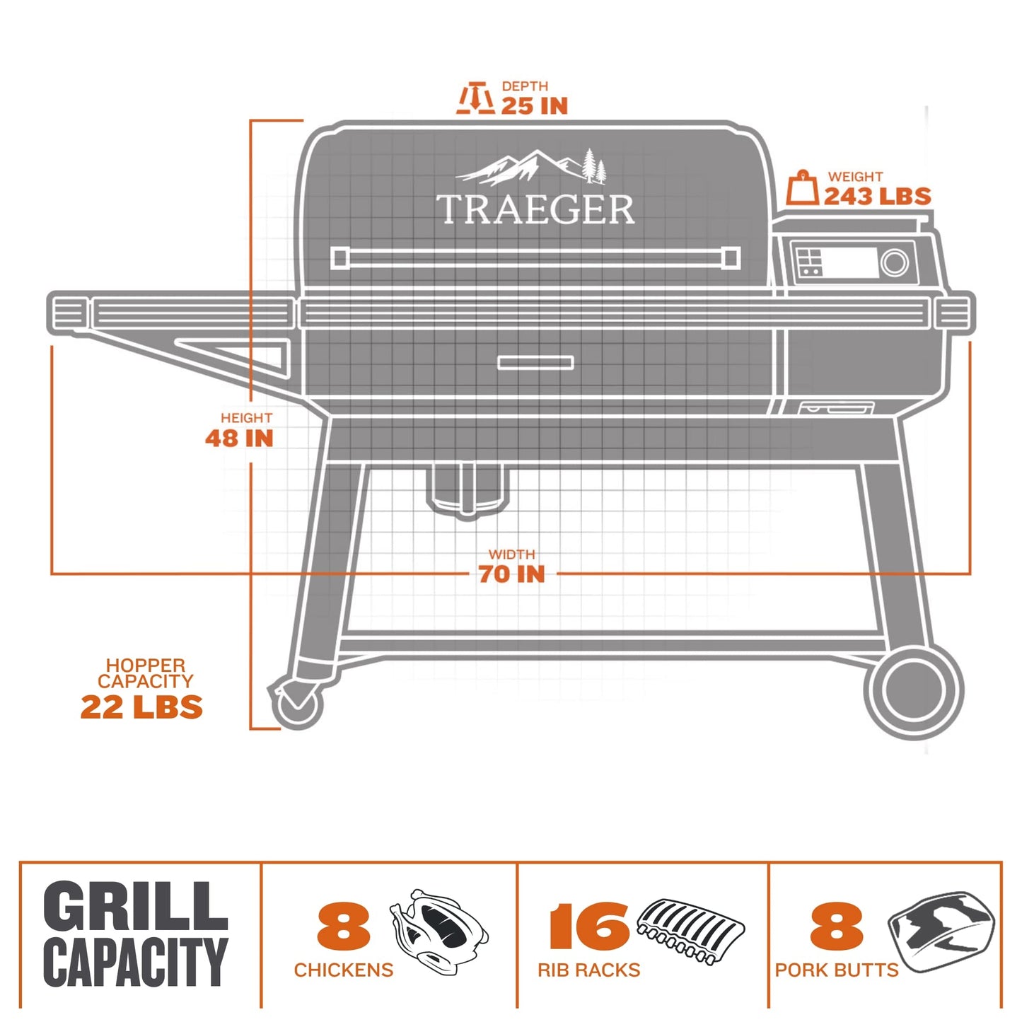 Traeger Grills Ironwood XL Electric Wood Pellet Grill and Smoker with WiFi and App Connectivity