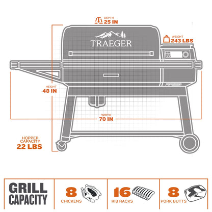 Traeger Grills Ironwood XL Electric Wood Pellet Grill and Smoker with WiFi and App Connectivity
