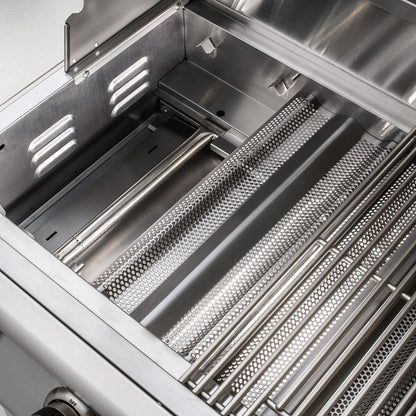 Blaze Outdoor Kitchen Grill | 32- inch Built-in Propane Gas Grill | 4 Burner Barbecue | Premium BBQ | Commercial Grade Grilling Experience | Best in Class Warranty | Prelude LBM BLZ-4LBM-LP